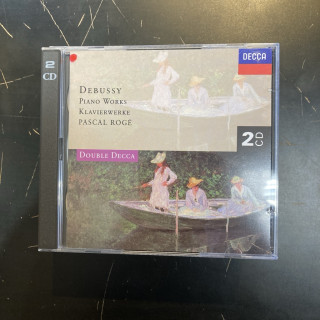 Pascal Roge - Debussy: Piano Works 2CD (VG+-M-/M-) -klassinen-